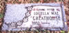 Louella Mae Greathouse tombstone